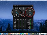 Zrzut ekranu 2015-12-16 o 19.38.42  Test dysku SSD Samsung EVO 850 250 GB programem Disk Speed Test.